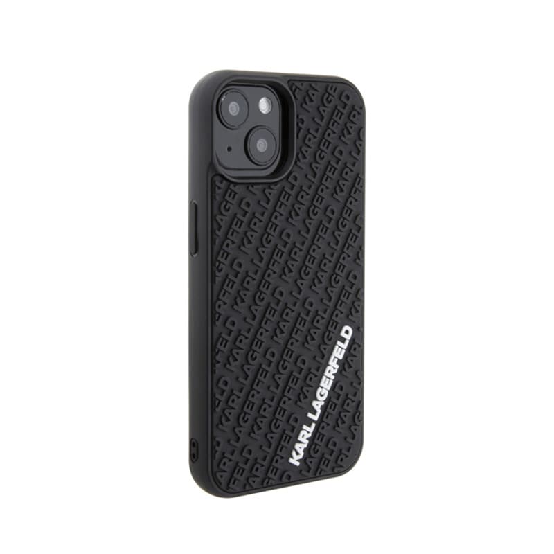Karl Lagerfeld 3D Rubber Multi Logo - Case for iPhone 15 (black) 4