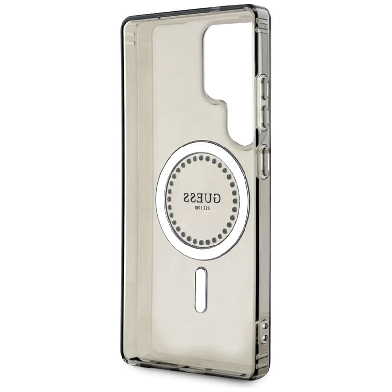Guess Rhinestones Printed Classic Logo MagSafe - Case for Samsung Galaxy S25 Ultra (black) 7