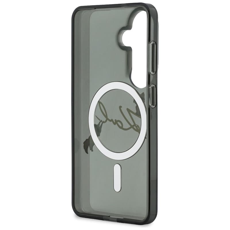 Karl Lagerfeld IML KC Script MagSafe - Samsung Galaxy S26+ Case (Black) 7