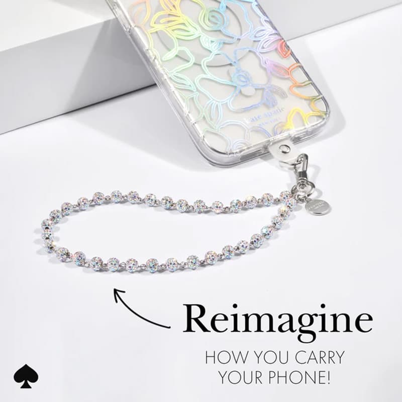 Kate Spade New York Universal Phone Charm Wristlet - Universal phone lanyard (Razzle Dazzle) 8