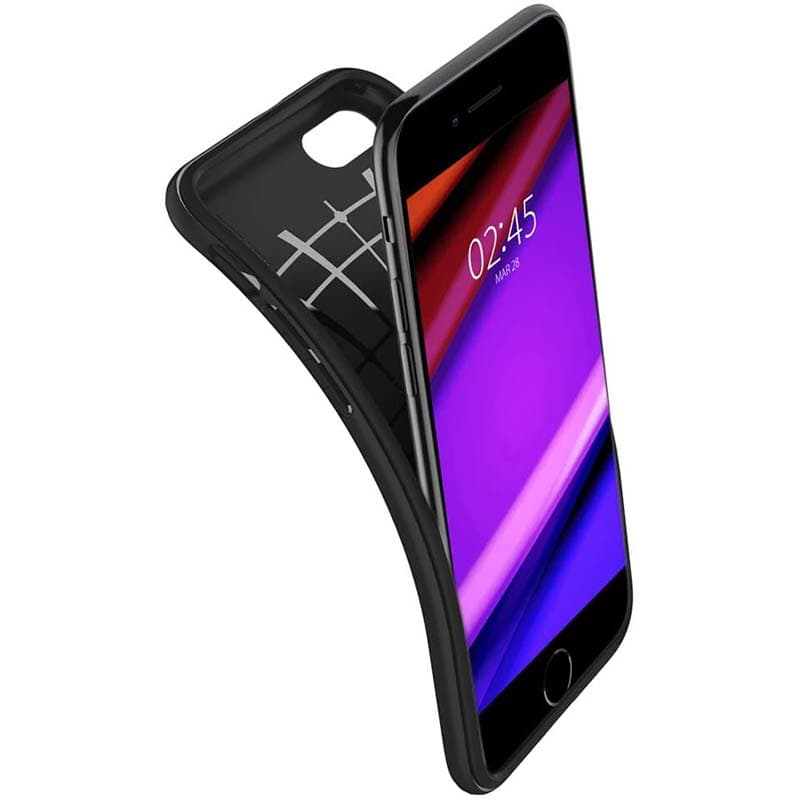 Spigen Rugged Armor - Case iPhone SE 2022 / SE 2020 / 8 / 7 (Black) 3