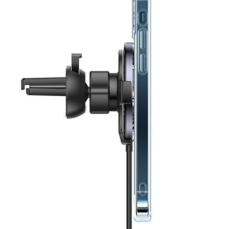 USAMS US-CD164 - Car holder with 15W inductive charger (Black) 4