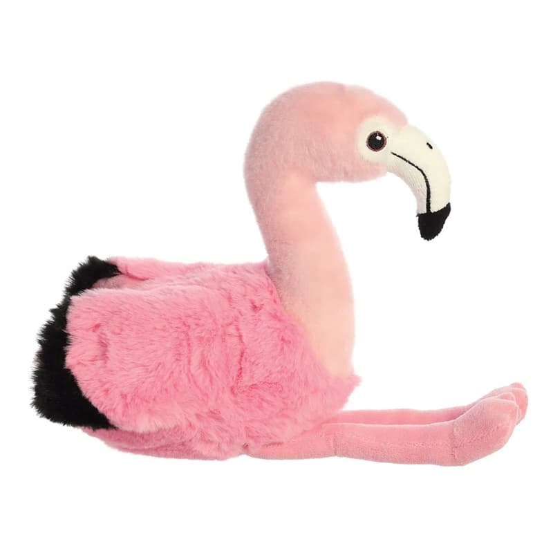 Eco Nation – Plush Toy / Cuddly Sitting Flamingo 27 cm Eco-Friendly 8