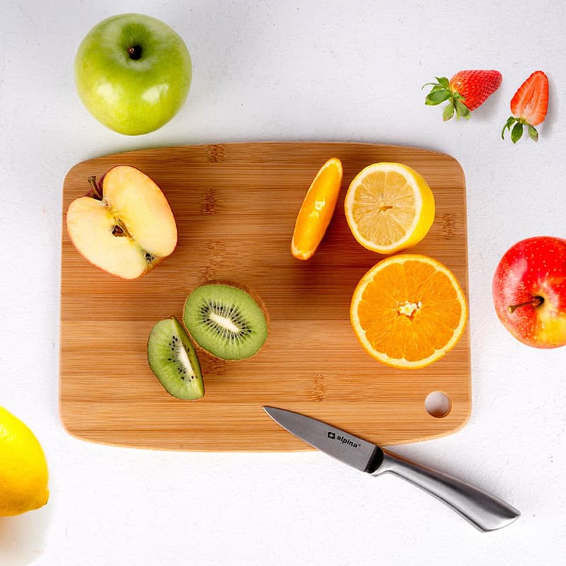 Alpina - Cutting board in bamboo wood 30x23 cm 3