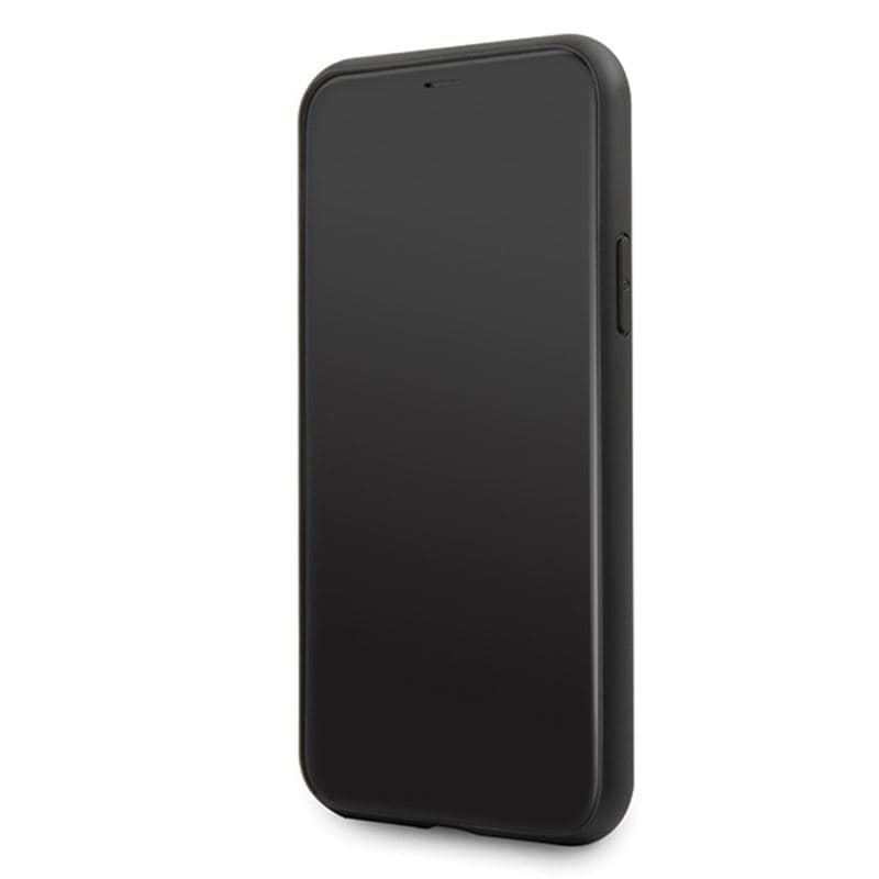 Karl Lagerfeld Double Layers Tempered Glass Signature Glitter Case for iPhone 11 Pro Max (Red) 6