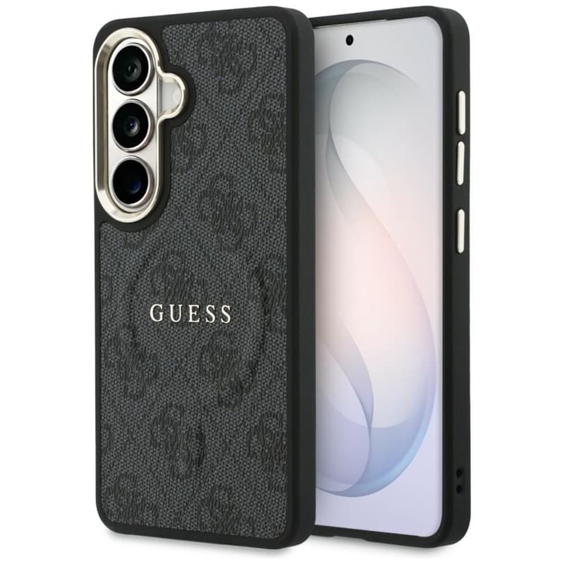 Guess 4G Embossed Ring MagSafe - Samsung Galaxy S26 Case (Black) 1