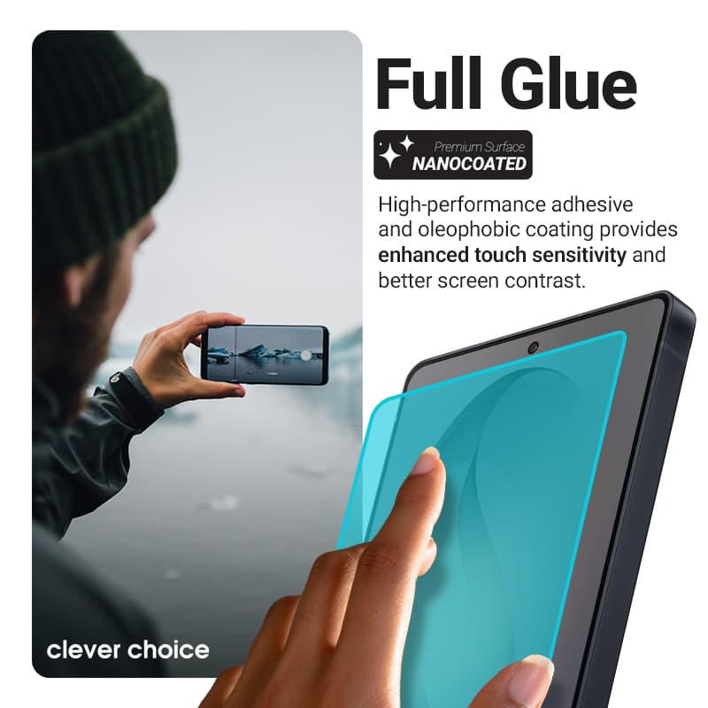 Crong 3D Armor Glass Lite - Full Glue Tempered Glass for Samsung Galaxy A36 / A37 / A56 / A57 / S24 FE / S25 FE 3