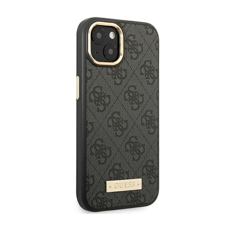 Guess 4G Logo Plate MagSafe - Case for iPhone 14 Plus (Black) 4