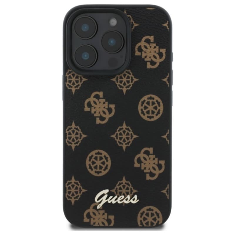 Guess Peony Script MagSafe - Case for iPhone 16 Pro Max (black) 3