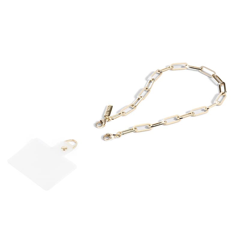 Case-Mate Link Chain Phone Wristlet - Universal phone lanyard (Champagne) 4