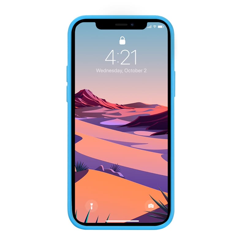 Crong Color Cover - Flexible Case for iPhone 12 Mini (Blue) 5
