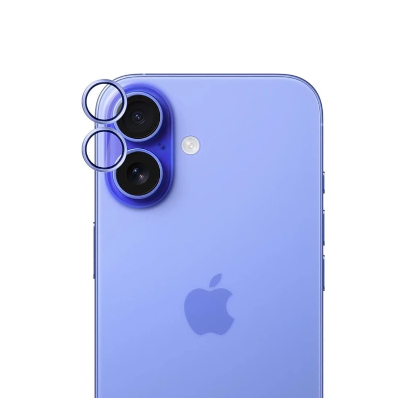 3mk HARDY Lens Protection Pro - Camera Lens Glass for iPhone 17 (Light Blue) 2