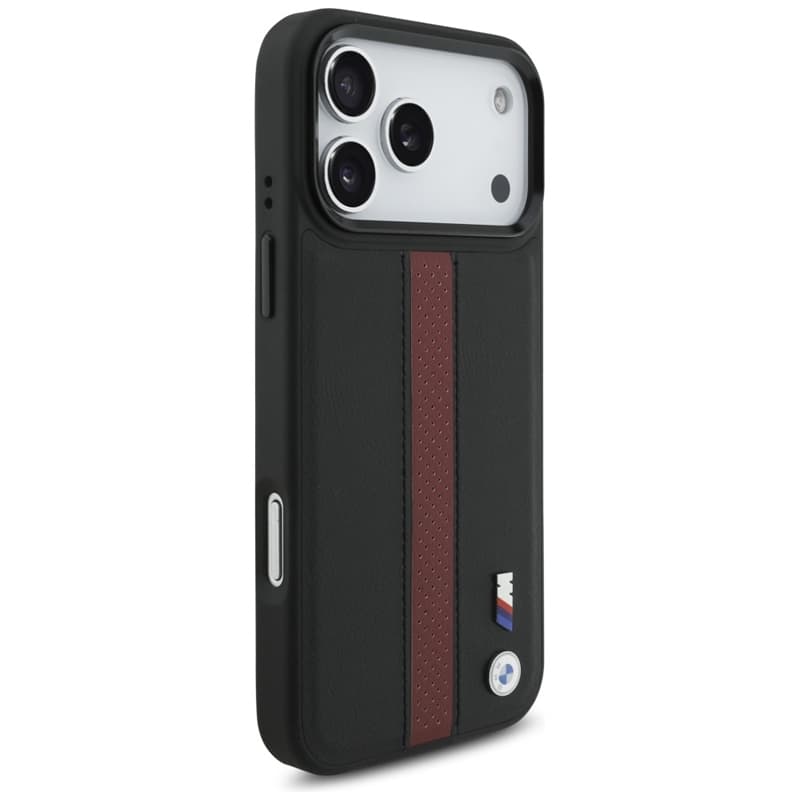 BMW M Perforated Stripe Logo MagSafe - iPhone 17 Pro Max Case (Red) 4