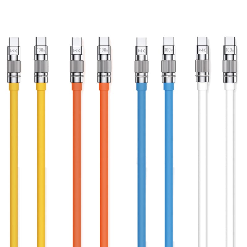 WEKOME WDC-188 Wingle Series - USB-C to USB-C 100W Fast Charging connection cable 1 m (White) 2