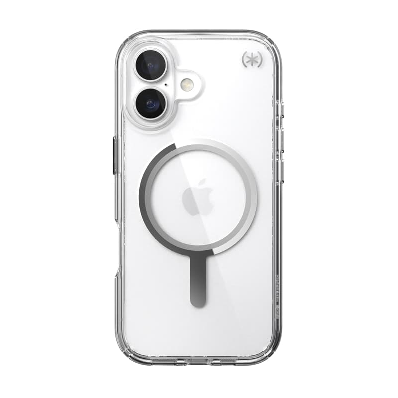 Speck Presidio Perfect Clear MagSafe - iPhone 17 Case (Clear / Silver) 8