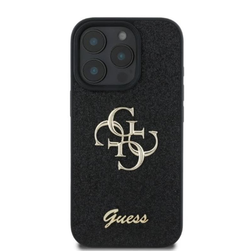 Guess Fixed Glitter Big 4G - Case iPhone 16 Pro Max (black) 3