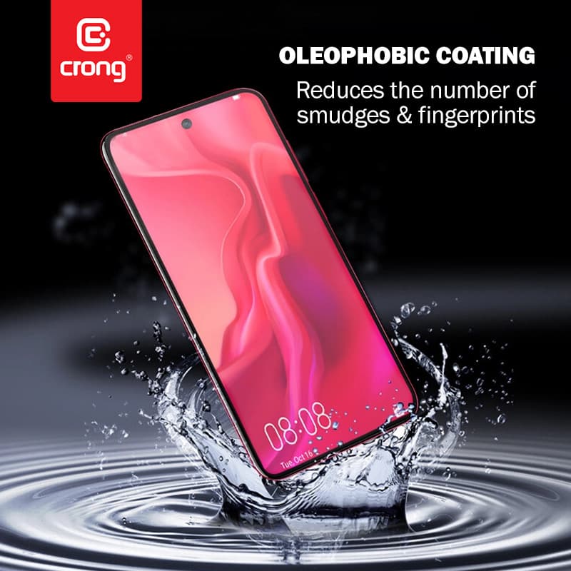 Crong 7D Nano Flexible Glass – Unbreakable 9H hybrid glass for the entire Samsung Galaxy S21+ screen 6