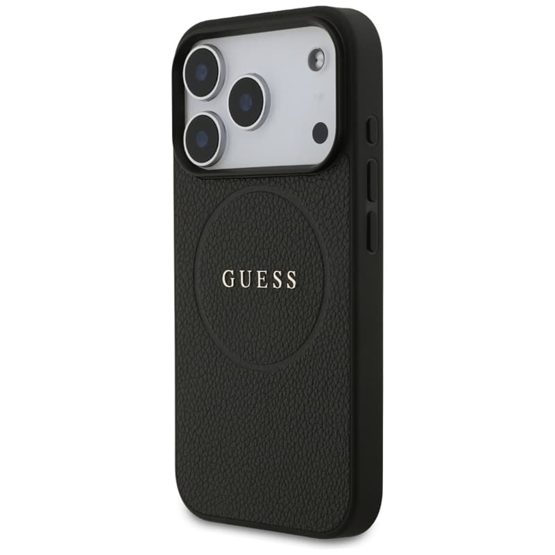 Guess Grained Ring MagSafe - Case iPhone 17 Pro (black) 2