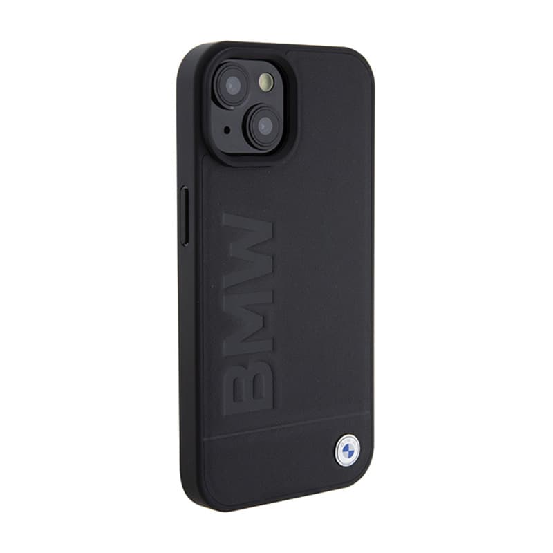 BMW Leather Hot Stamp - Case for iPhone 15 (black) 4