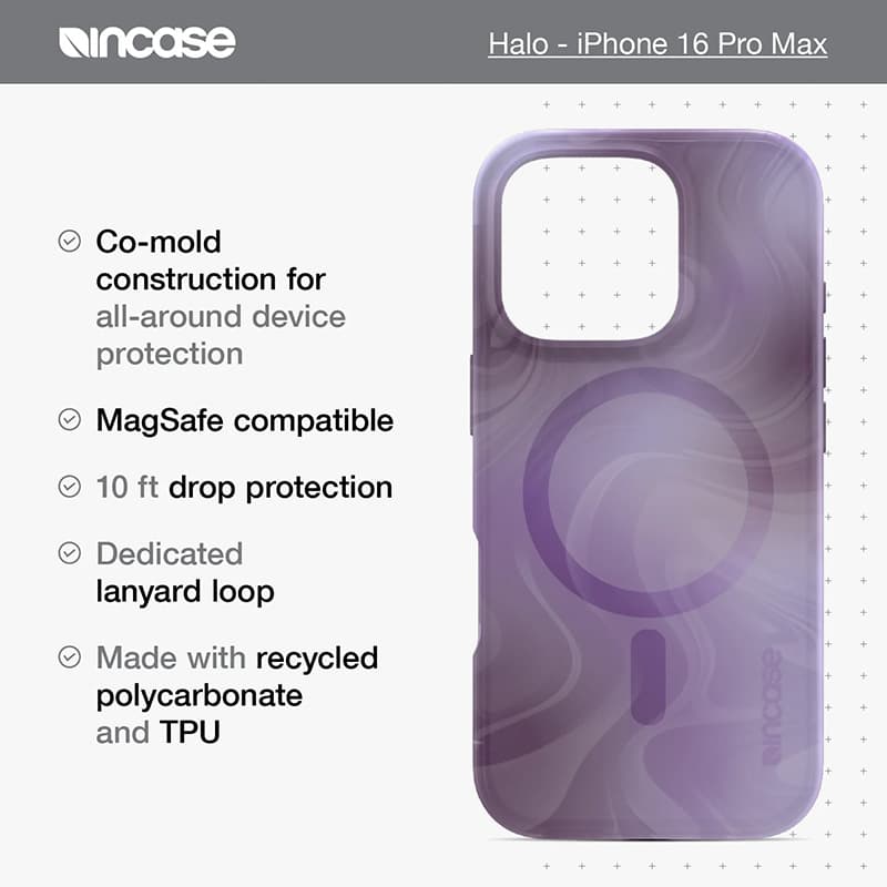 Incase Halo Case MagSafe - Case iPhone 16 Pro Max (Oil Slick Ocean) 3