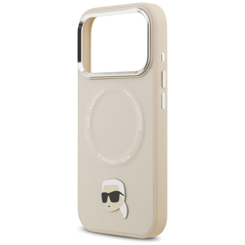 Karl Lagerfeld Karl Pin MagSafe - Case for iPhone 17 Pro (beige) 6