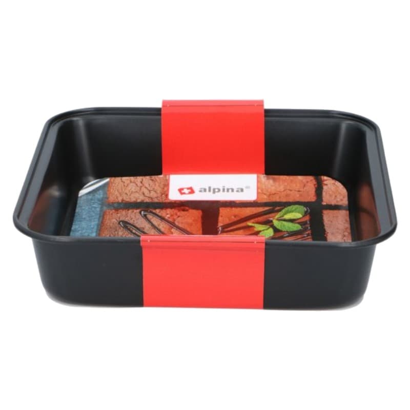 Alpina - Square baking tin with non-stick coating 23x22x5 cm 3