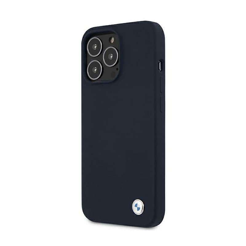 BMW Silicone Signature Llogo - Case for iPhone 13 Pro Max (Navy Blue) 2