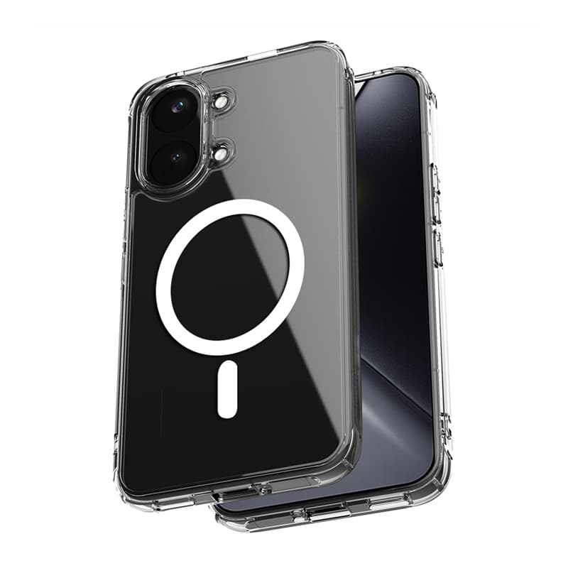 Crong Hybrid Clear Magnetic - MagSafe Case Xiaomi POCO X8 Pro Max 5G (Transparent) 1