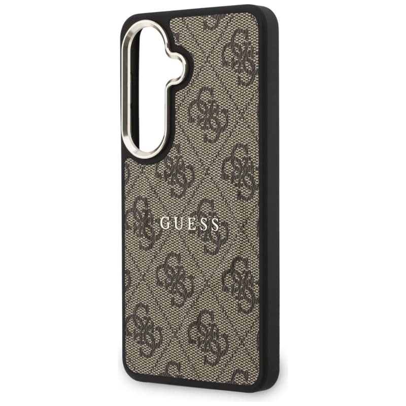 Guess 4G Embossed Ring MagSafe - Samsung Galaxy S26+ Case (Brown) 6