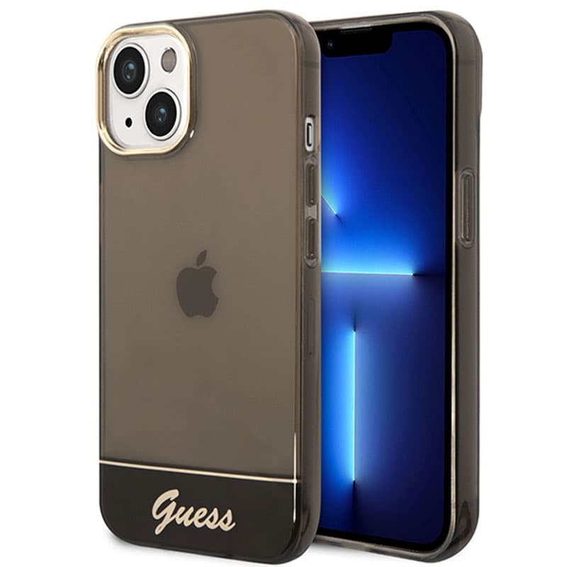 Guess Translucent - Case for iPhone 14 Plus (Black) 1