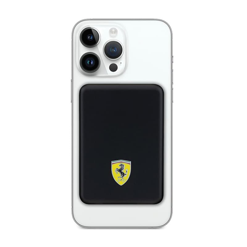 Ferrari Metal Logo MagSafe - Induction Power Bank 5000 mAh 15W MagSafe (Black) 2