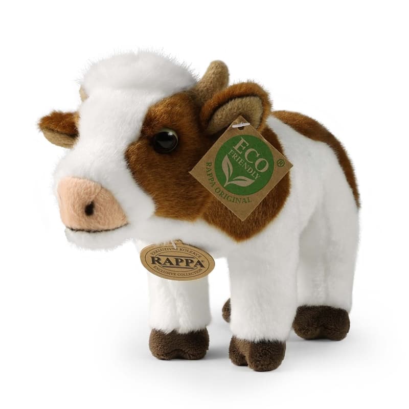 Rappa - Plush Realistic Toy Cow 23 cm Eco-Friendly 1