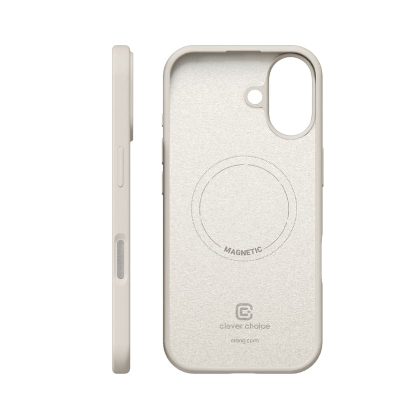 Crong Color Cover Magnetic - MagSafe iPhone 17 Case (Stone Beige) 2