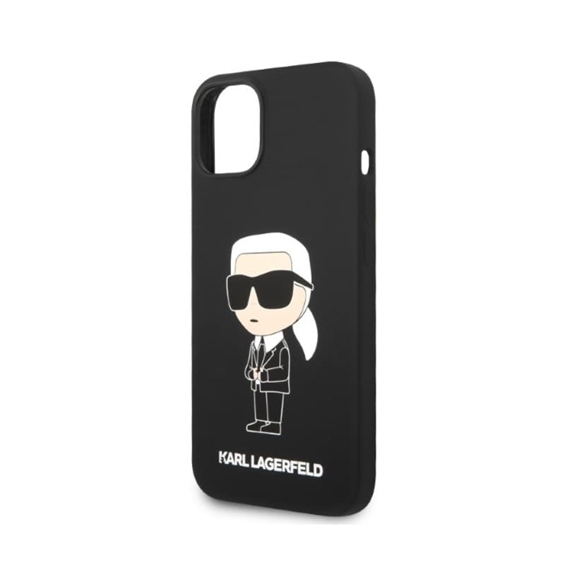 Karl Lagerfeld Silicone Ikonik MagSafe - iPhone 15 Plus / 14 Plus Case (black) 6