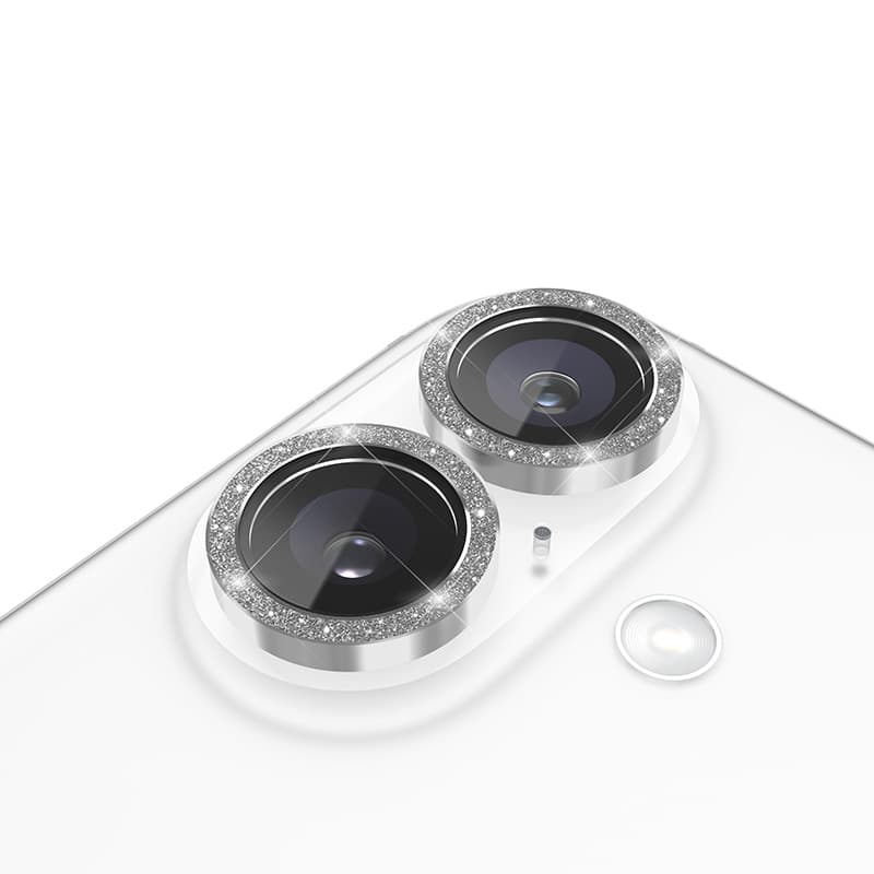 Case-Mate Aluminum Ring Lens Protector - Protective Glass for iPhone 16 / iPhone 16 Plus Camera Lens (Twinkle) 3