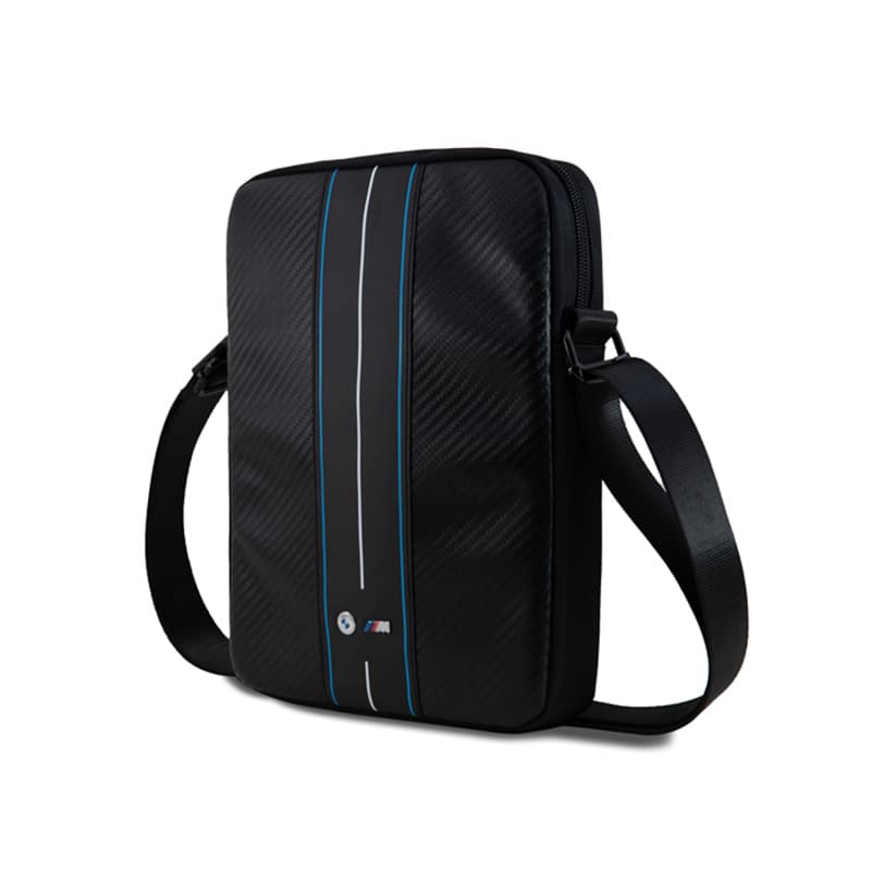 BMW Carbon Blue Stripes - 10" tablet case (black) 2