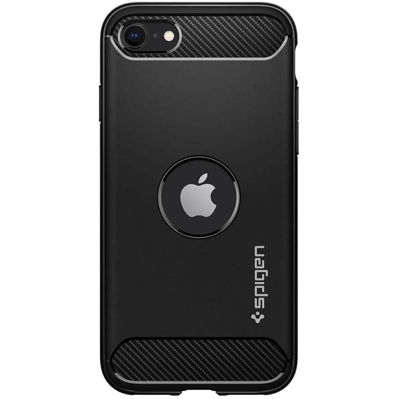Spigen Rugged Armor - Case iPhone SE 2022 / SE 2020 / 8 / 7 (Black) 5
