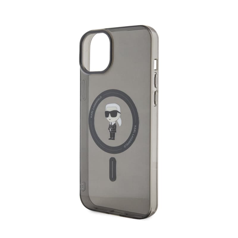 Karl Lagerfeld IML Ikonik MagSafe - Case for iPhone 15 Plus (Black) 6