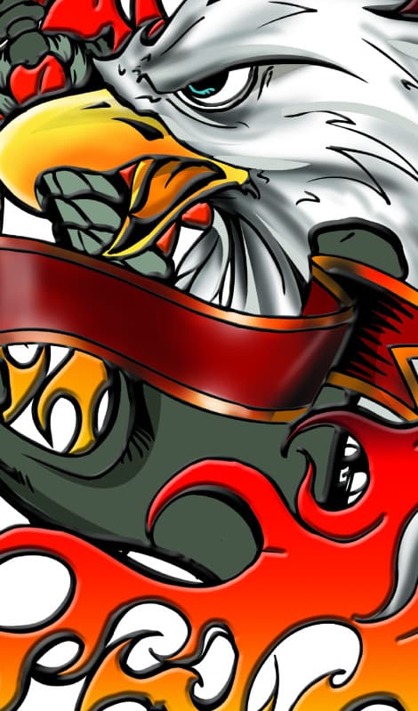 Nexgen Skins with 3D effect for Samsung Galaxy S3 (Iron Eagle 3D) 2