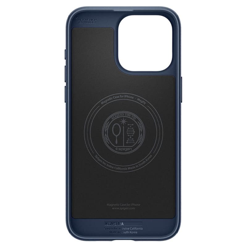 Spigen Mag Armor Magsafe - Case for iPhone 15 Pro Max (Navy Blue) 4