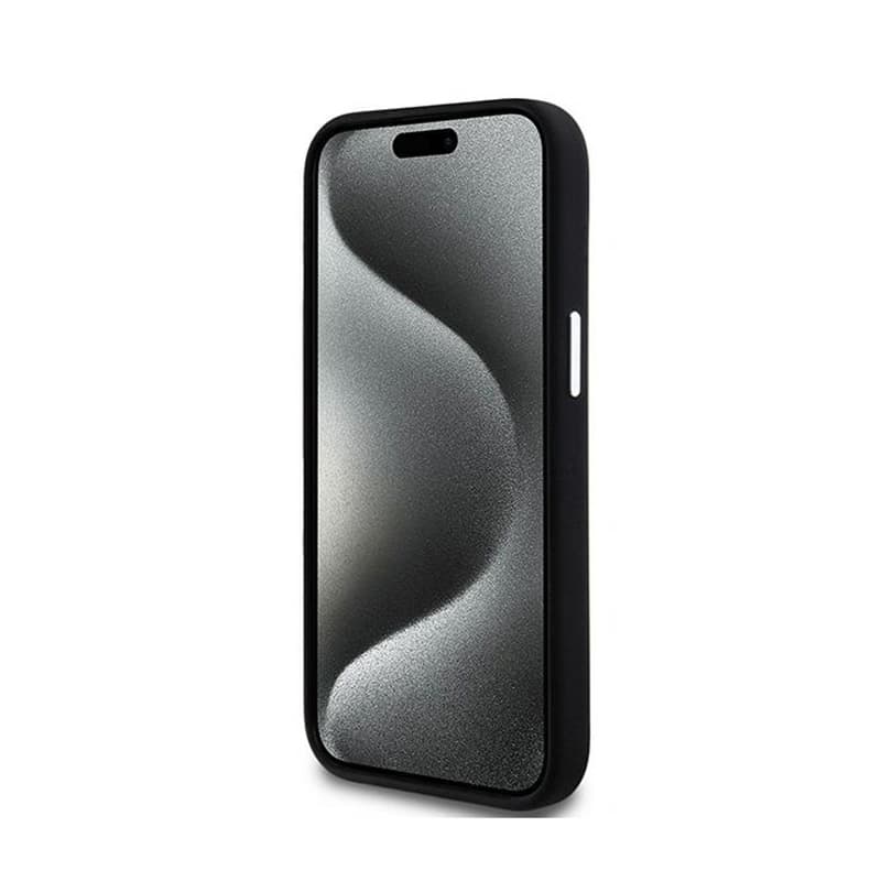 DKNY Liquid Silicone Small Metal Logo MagSafe - Case for iPhone 15 / 14 / 13 (black) 5