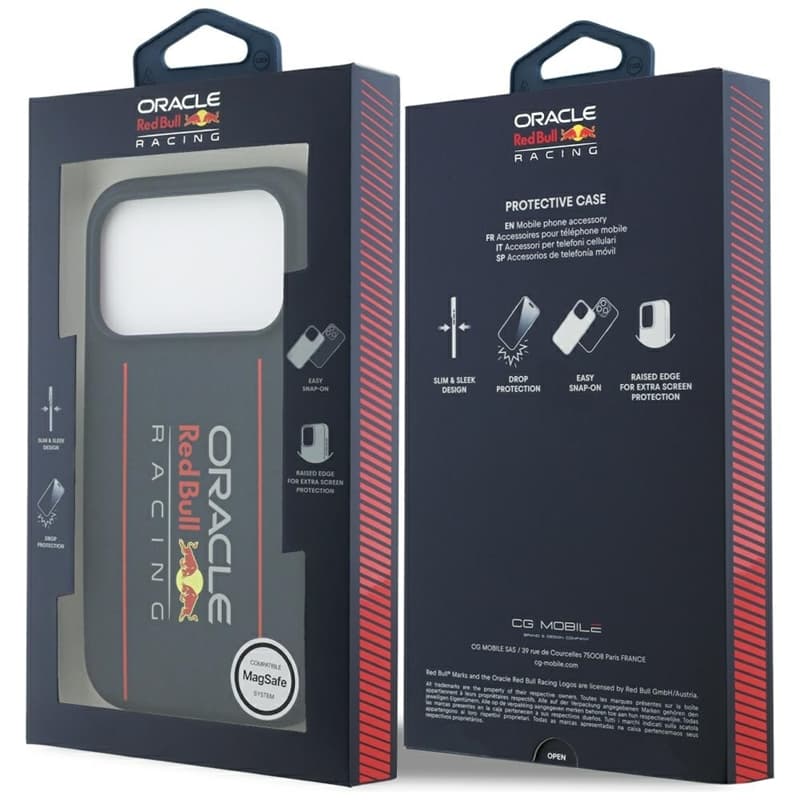 Red Bull Silicone Oversize Vertical Logo MagSafe - iPhone 17 Pro Case (Navy Blue) 8