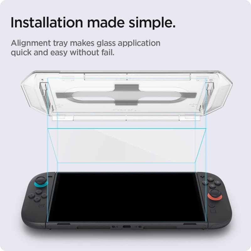 Spigen Glas.TR EZ Fit 2-Pack - Tempered Glass for Nintendo Switch 2 (2 pieces) 7