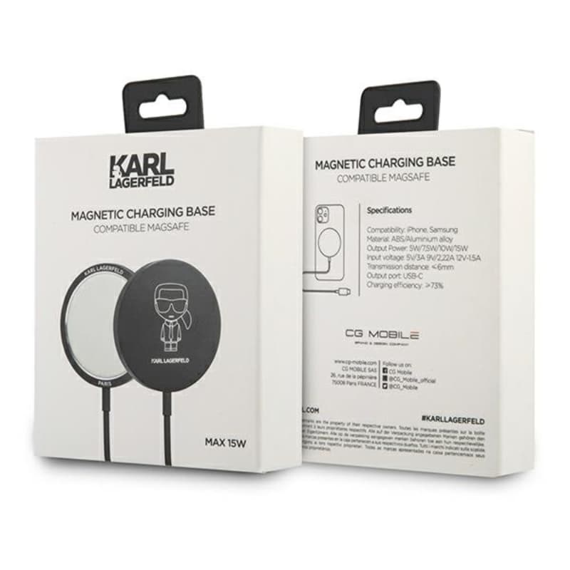 Karl Lagerfeld Outline Magnetic Charger Base 15W 4