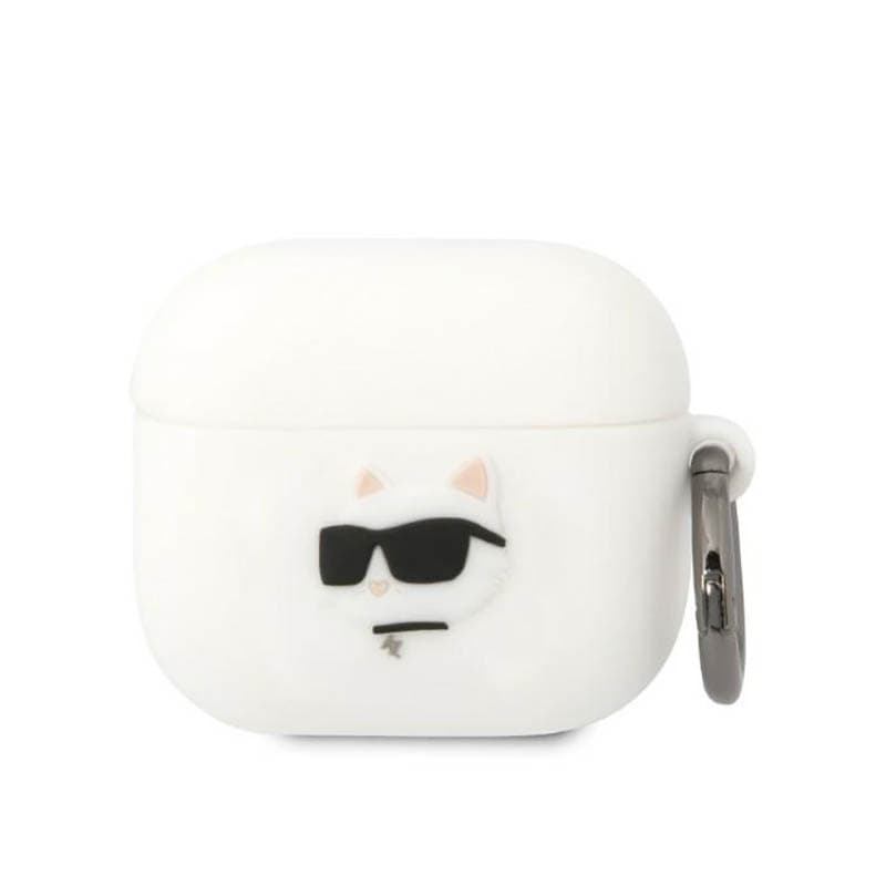 Karl Lagerfeld Silicone NFT Choupette Head 3D - AirPods 3 case (white) 1