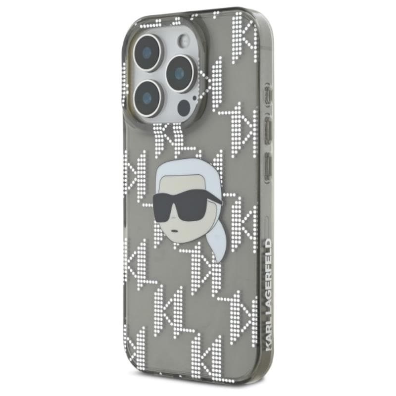 Karl Lagerfeld IML Karl Head Electroplated - Case for iPhone 16 Pro (black) 2