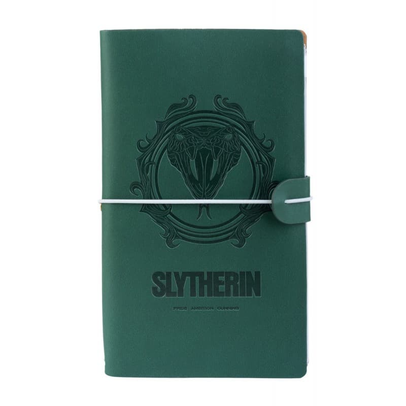 Harry Potter - Slytherin Leather Travel Notebook 12x19.6 cm (Green) 1