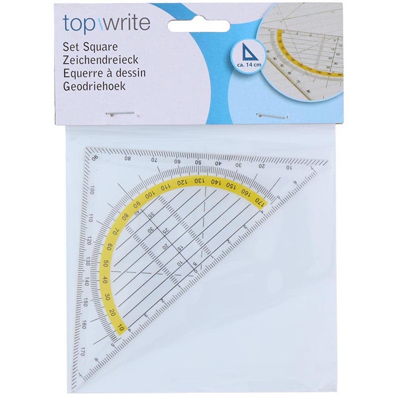 Topwrite - Geometric triangle 3in1 14 cm 1