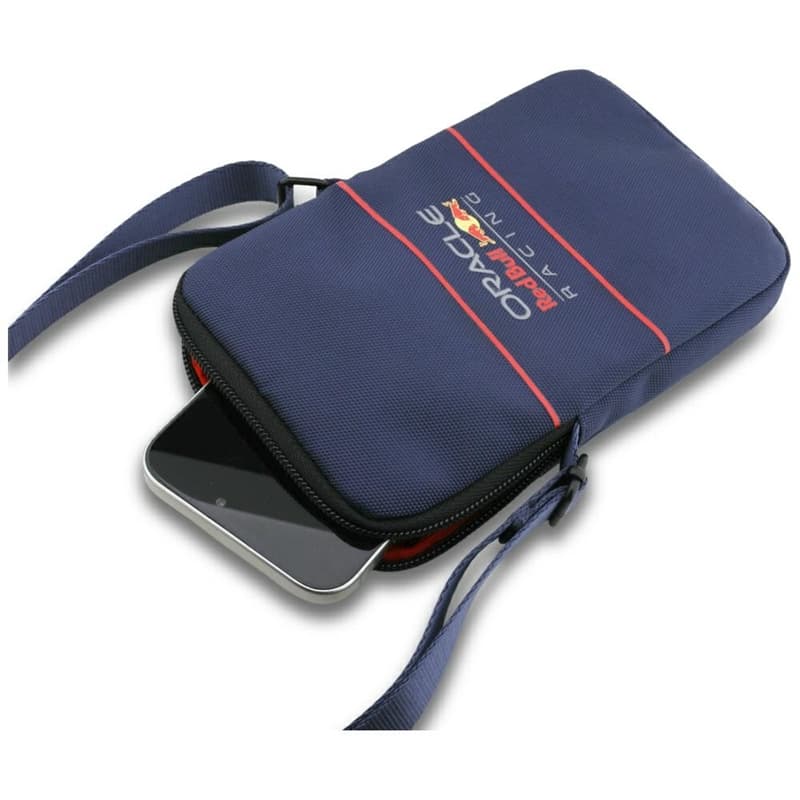 Red Bull Logo - Crossbody Phone Bag (Navy Blue) 4