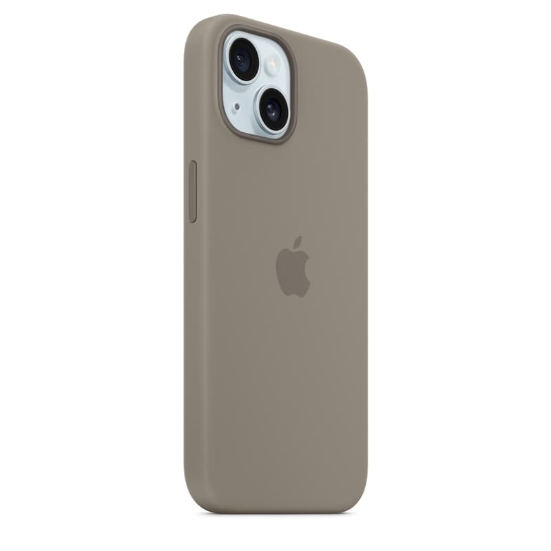 Apple Silicone Case – Silicone Case with MagSafe for iPhone 15 (Clay) 6